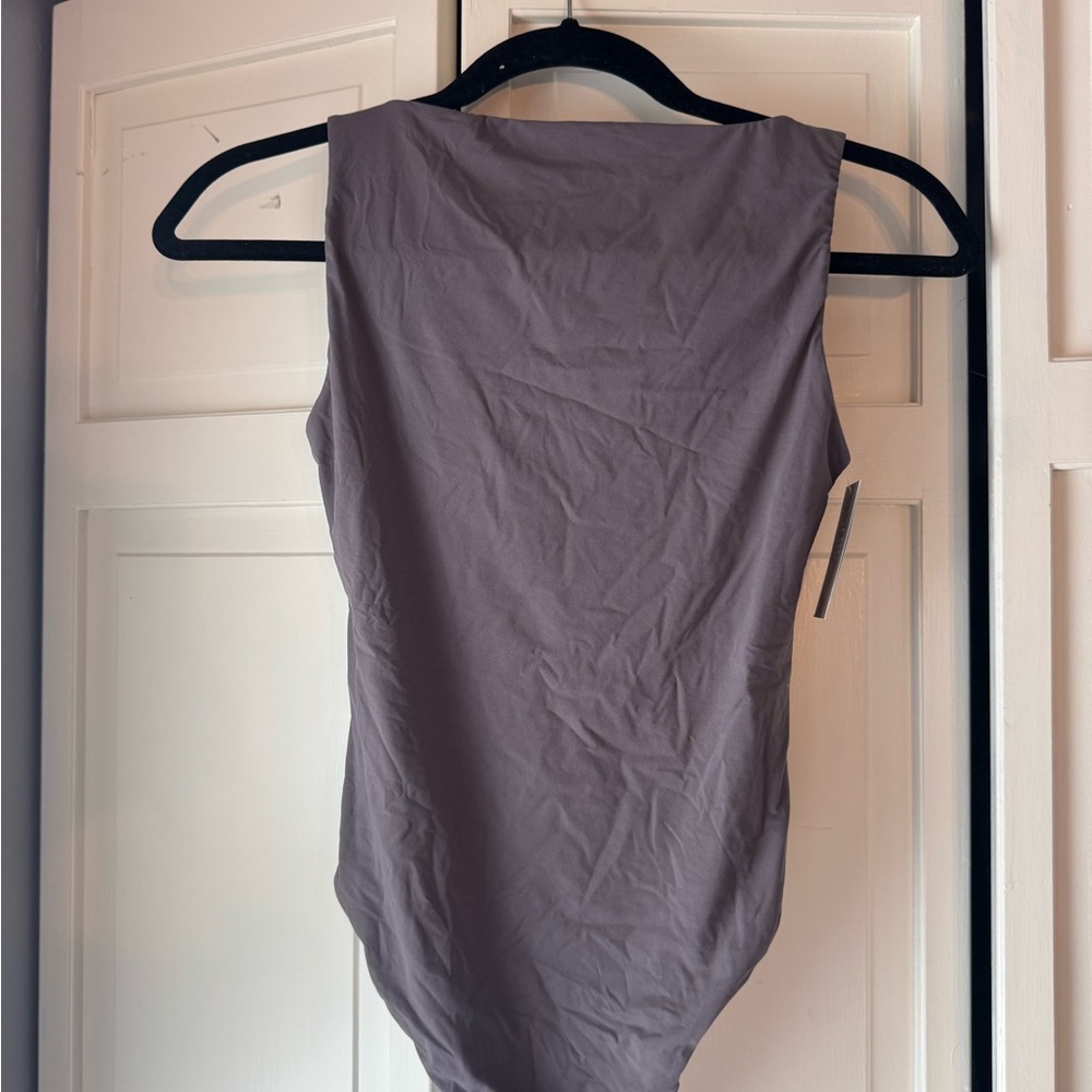 Auden High-Neck Low-Back Bodysuit